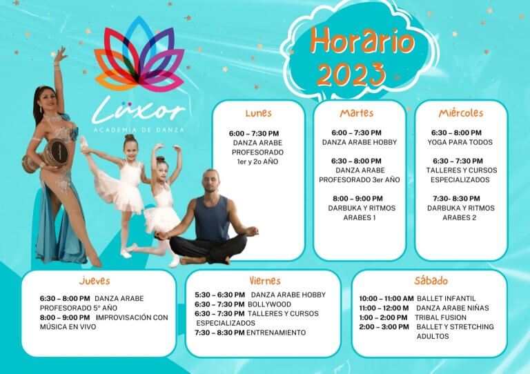 Horario de clases 2023
